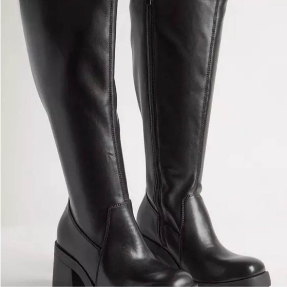 torrid Black Over-The-Knee Platform Boots